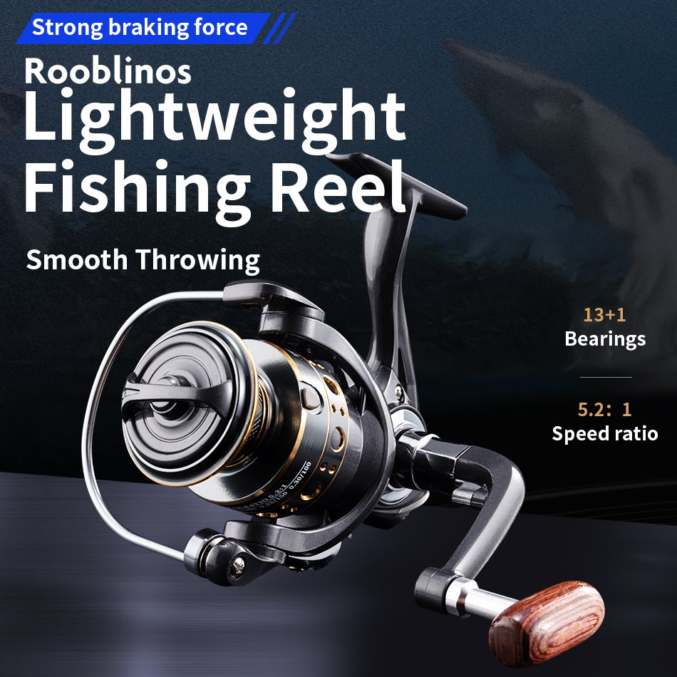 Rooblinos BK Spinning Fishing  - Trolling Reel ulasan dan harga