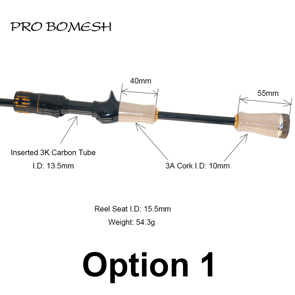 Pro Bomesh 3A Grade Cork SKTS  - Ice Fishing Reel ulasan dan harga