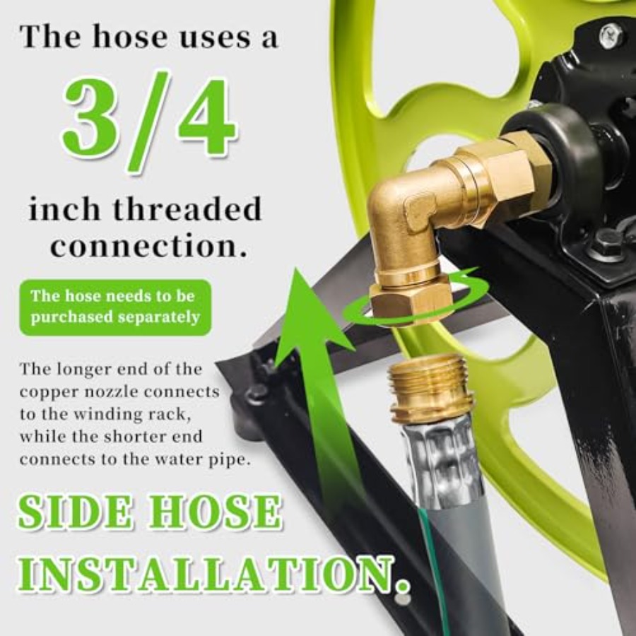 Stainless Steel Garden Hose Re - Reel Handle ulasan dan harga
