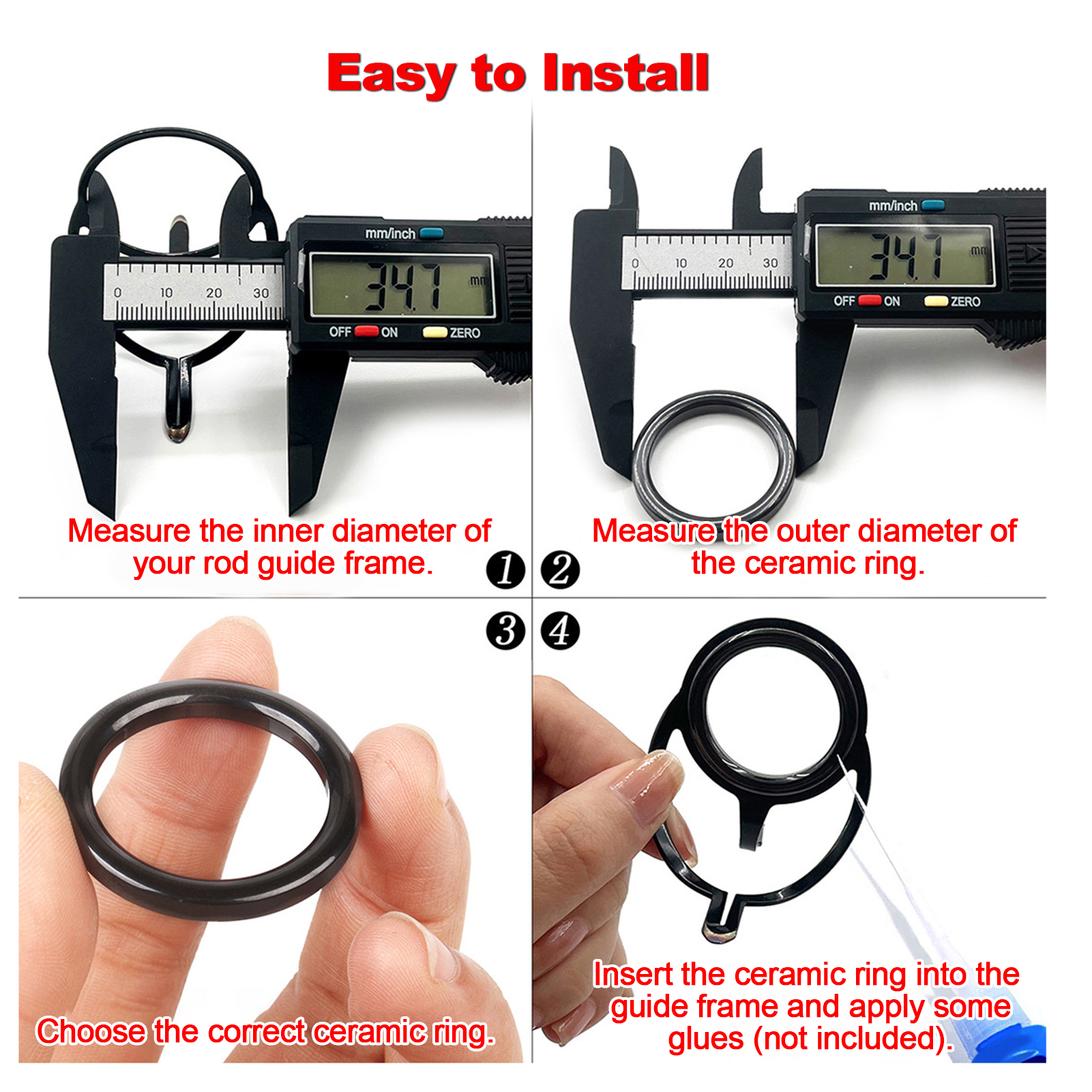 Fishing Rod Guide Repair Kit C - Reel Repair Kit ulasan dan harga