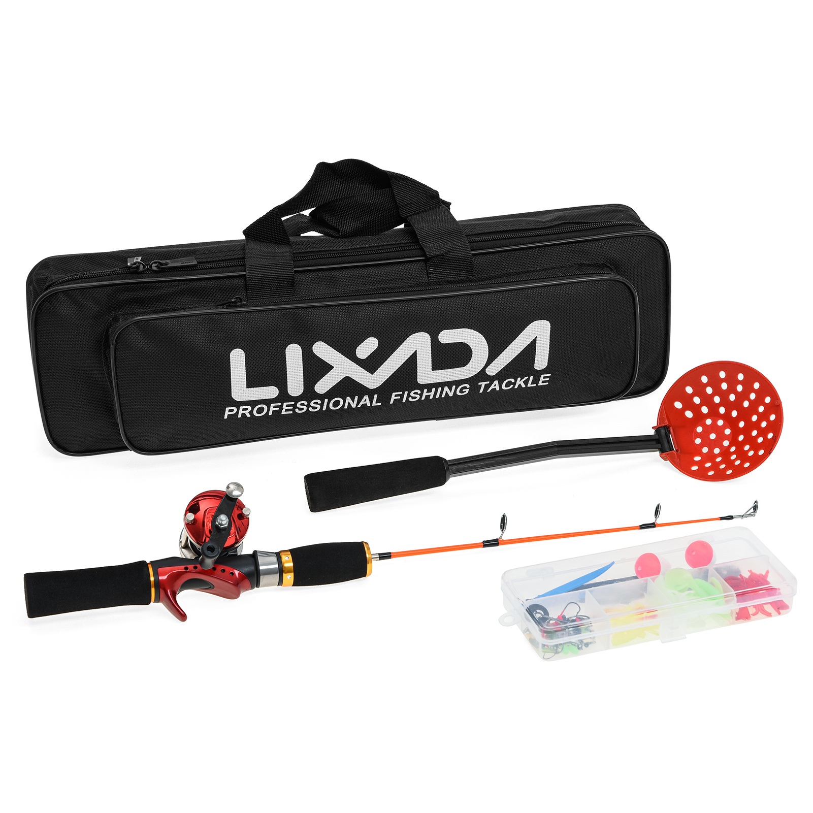 US Lixada Ice Fishing Rod Reel - Ice Fishing Reel ulasan dan harga