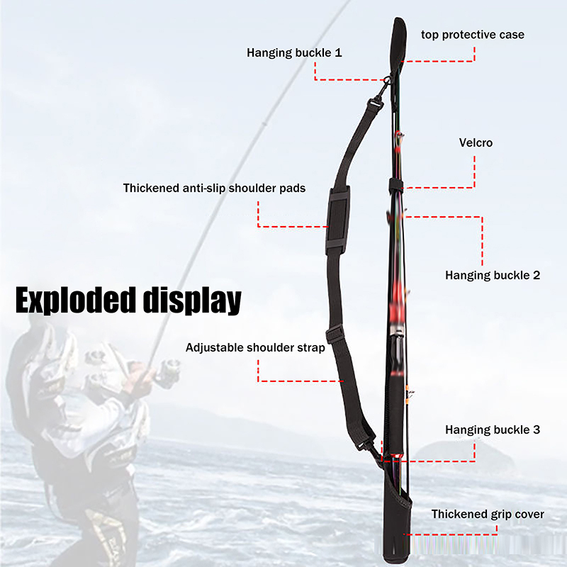 Adjustable Fishing Rod Storage - Reel Cover ulasan dan harga