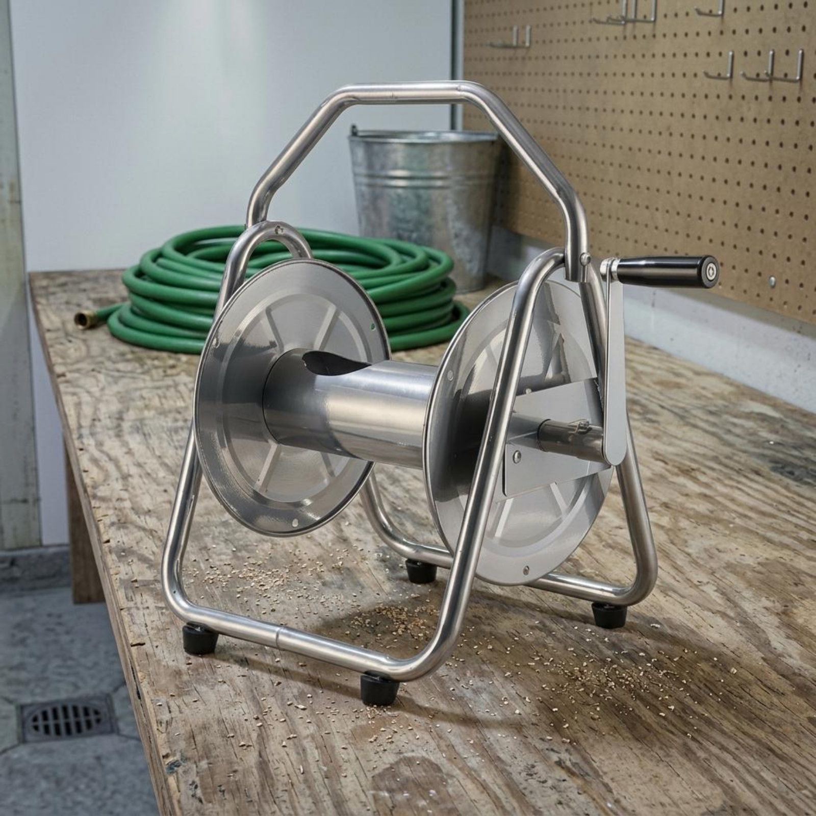 Metal Hose Reel Heavy Duty Gar - Reel Handle ulasan dan harga