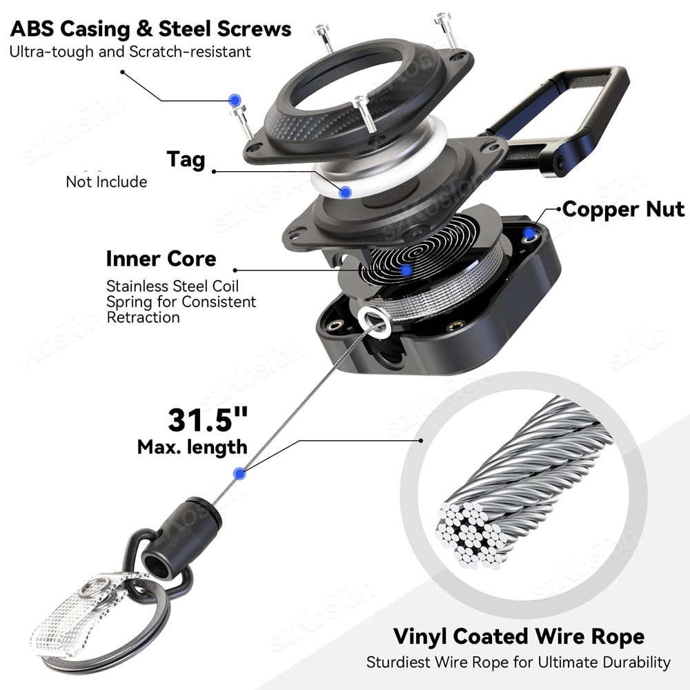 Retractable Keychain for Apple - Reel Cover ulasan dan harga