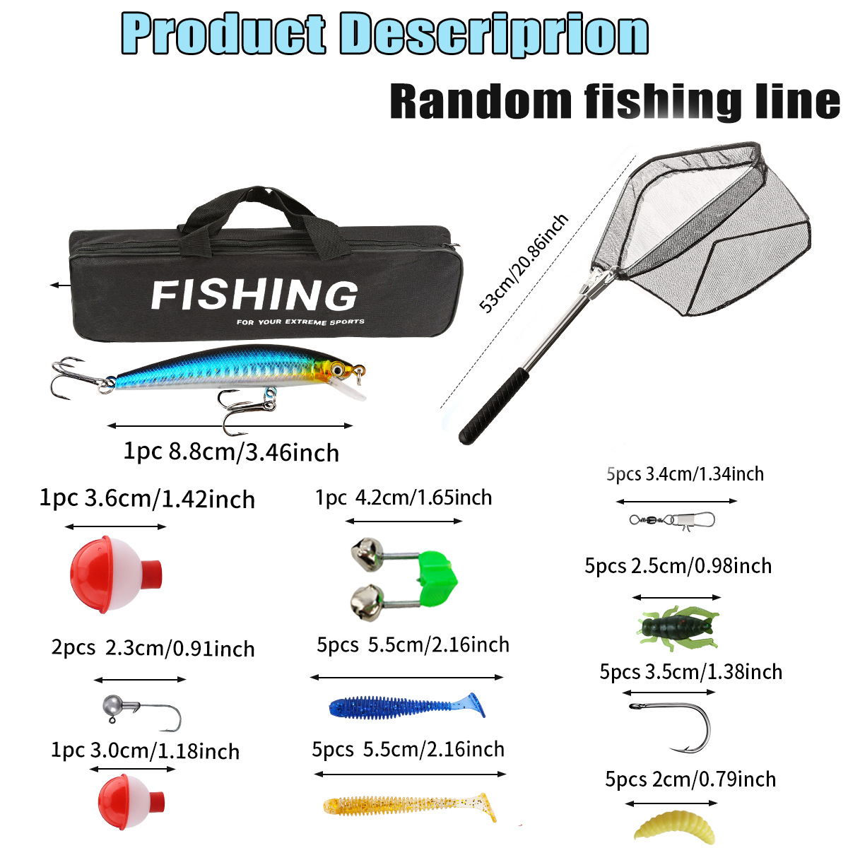 Telescopic Fishing Rod Spinnin - Reel Bag ulasan dan harga