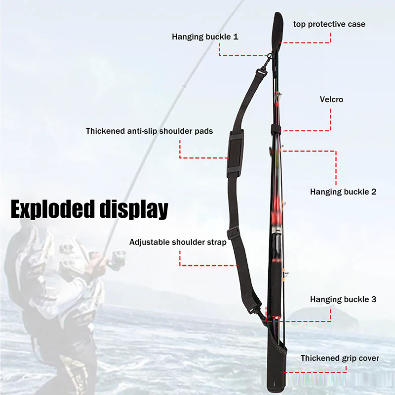 Adjustable Fishing Rod Storage - Reel Cover ulasan dan harga