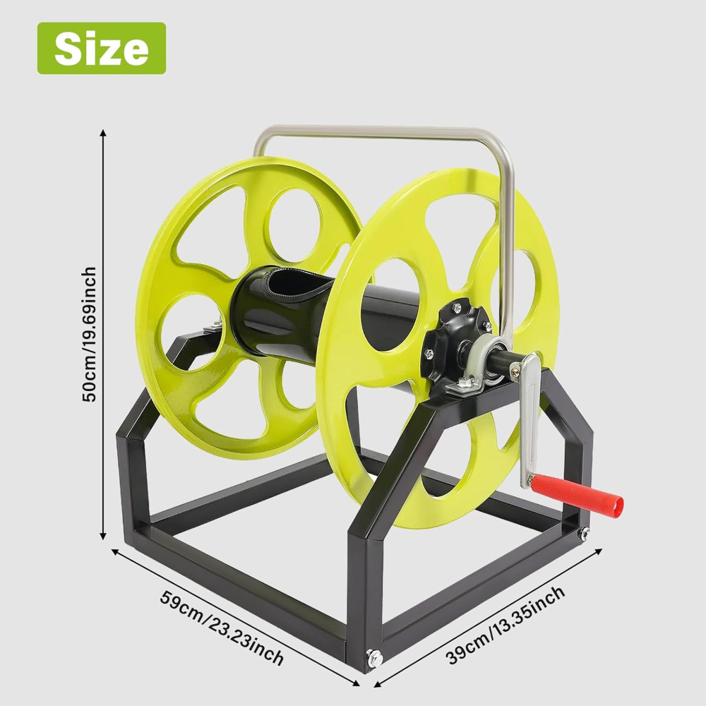 Garden Hose Reel, 360° Wall Mo - Reel Handle ulasan dan harga