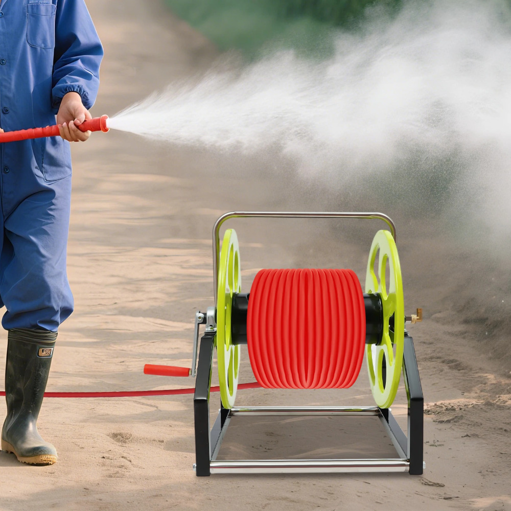 Garden Hose Reel, 360° Wall Mo - Reel Handle ulasan dan harga