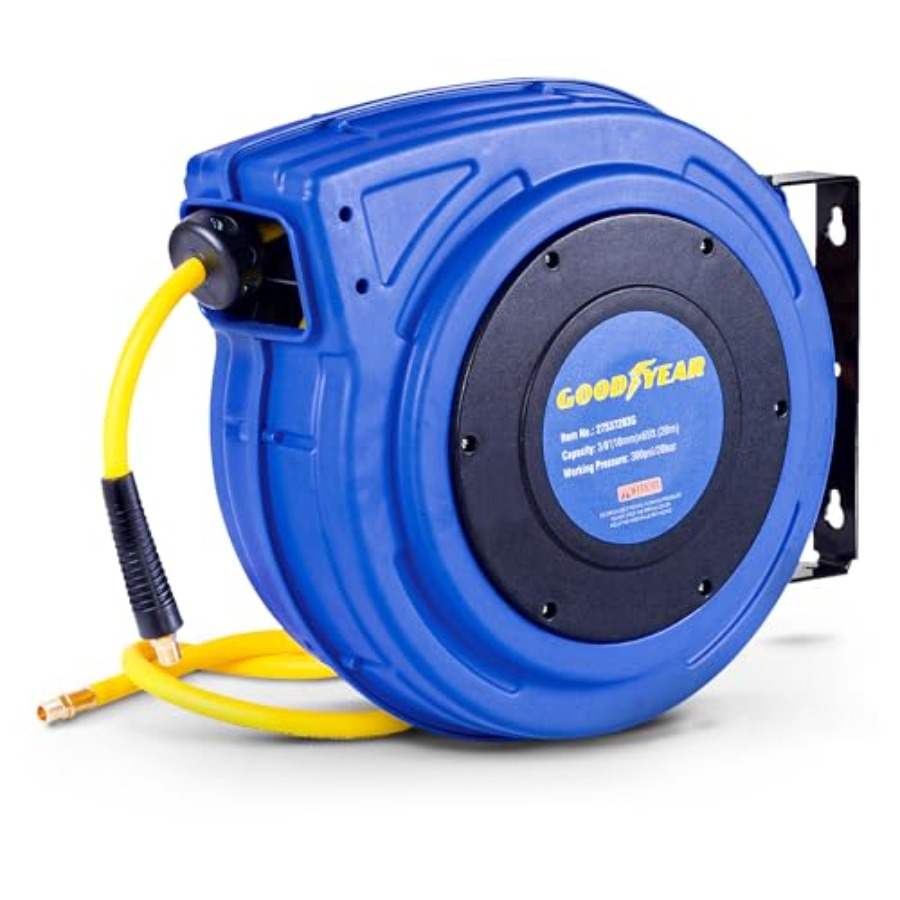 Retractable Air Hose Reel 3/8  - Reel Handle ulasan dan harga
