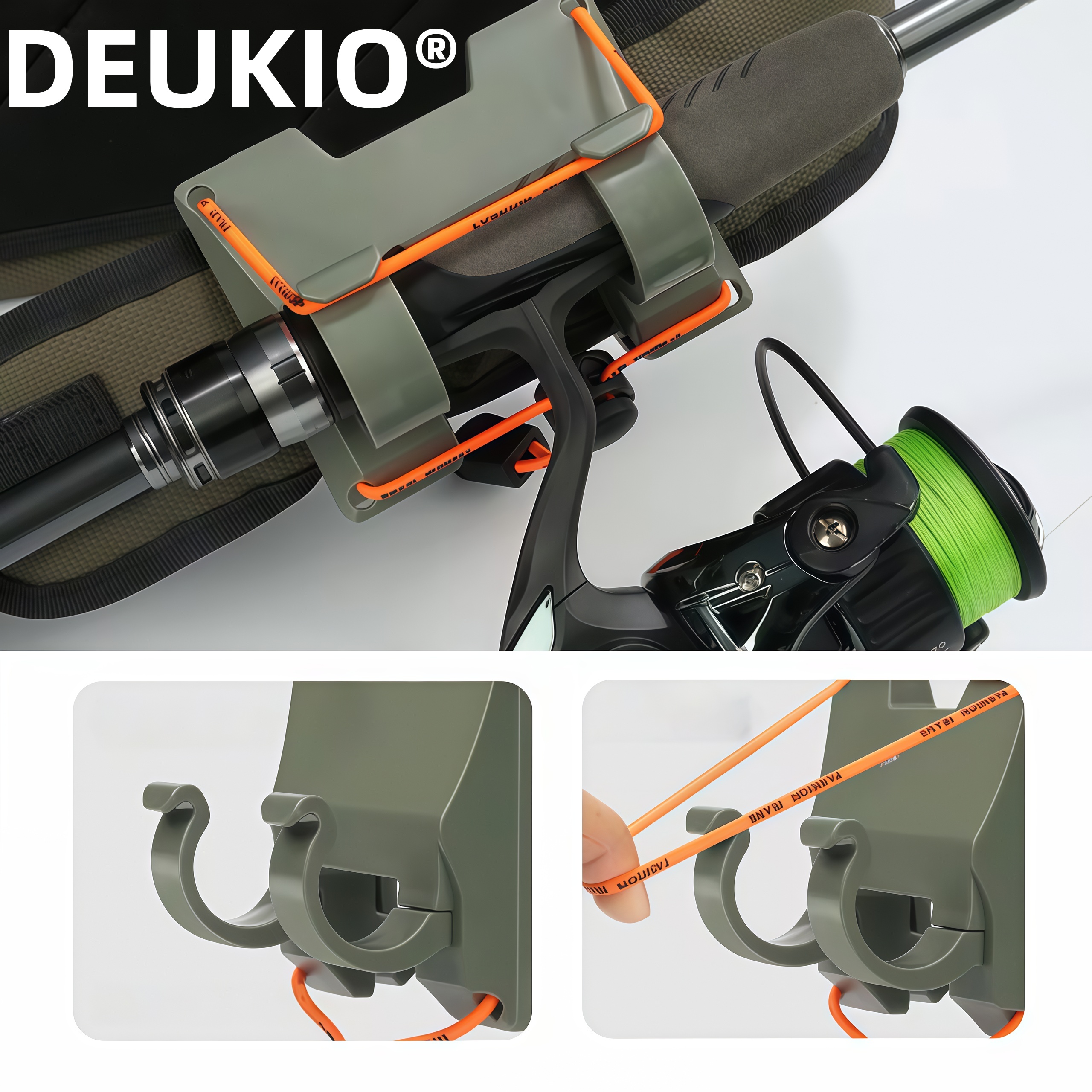 DEUKIO Outdoor Belt Clip Rod H - Fly Reel ulasan dan harga
