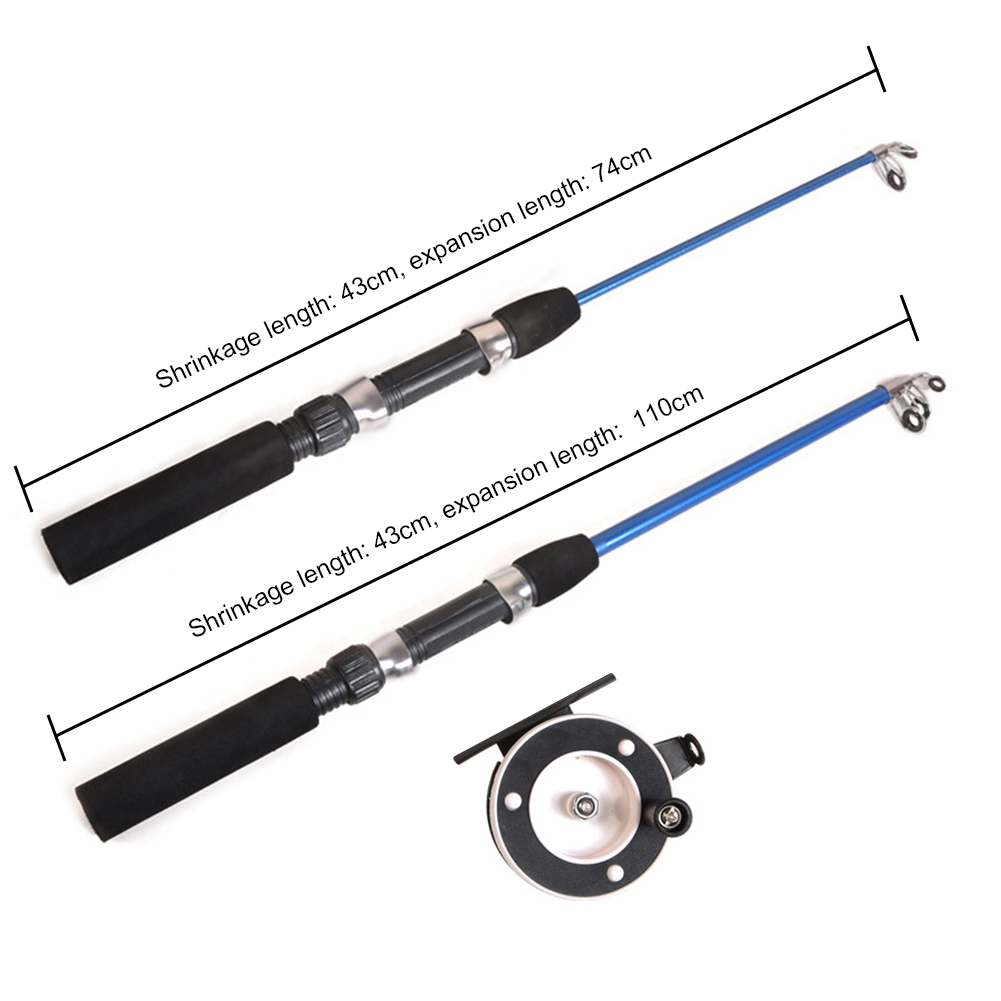 Winter Shrimp Fishing Rod Mini - Ice Fishing Reel ulasan dan harga