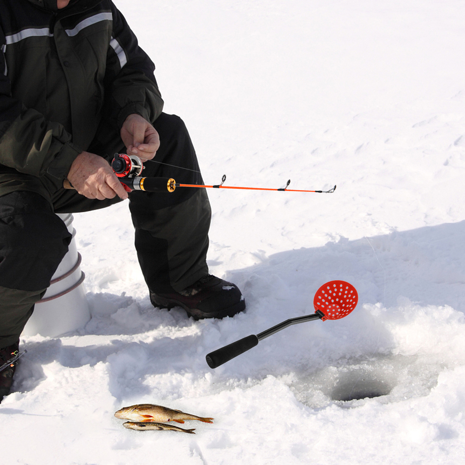 NEW Lixada Ice Fishing Rod Ree - Ice Fishing Reel ulasan dan harga